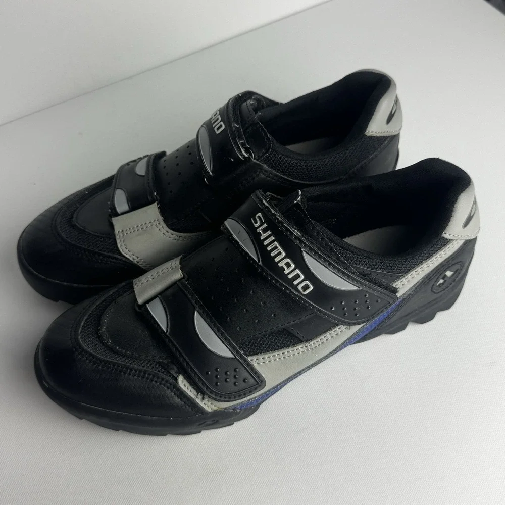 Shimano Shoes Women's US 7 / EU 40 Black‎ Cycling MO70 Biking Gray Blue